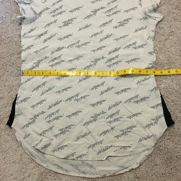 Vero Moda Boca Short Sleeve Dot Cluster Cream Hipster Blouse - Picture 12 of 15